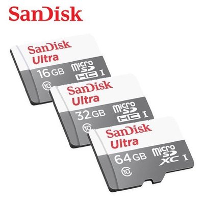 SanDisk ULTRA 16GB microSDHC 80MBs C10 保固公司貨(SD-48M-NEW-16G)