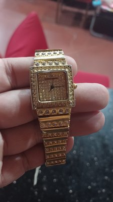 韓國harry mason 年度紀念限量k金真鑽腕錶