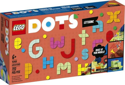 樂高LEGO DOTS 豆豆收納盒 精彩字母豆豆盒 玩具e哥 41950