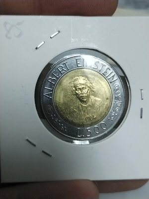 【二手】 X2085 圣馬力諾1984年500里拉雙色紀念幣1984 錢幣 硬幣 紀念幣【明月軒】