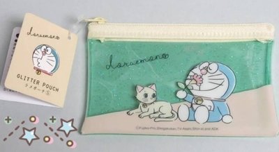 【正版】哆啦A夢  閃亮 拉鍊袋 收納袋 卡片包  ~ S