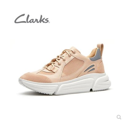 100原廠％Clarks女鞋老爹鞋內增高三瓣單鞋TriComet Lace