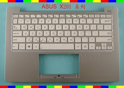 英特奈 ASUS 華碩 VivoBook X201 X201E 帶框 帶C殼 原廠繁體中文筆電鍵盤