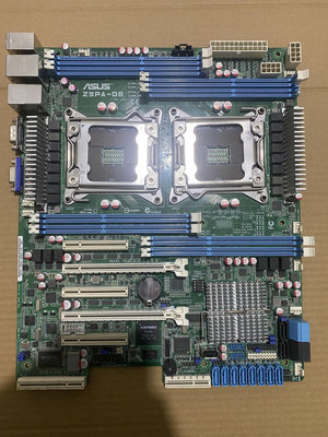 Asus/華碩 Z9PA-D8 2011雙路服務器主板E5-2680V2 X79主板