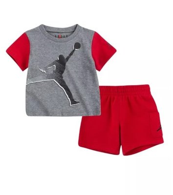 預購 美國帶回 正貨 空中飛人 Michael Jordan 男童 童裝 套裝 上衣+短褲