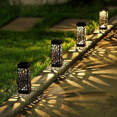 Led 太陽能燈, 用於花園裝飾草坪燈戶外家用小路燈泡光傳感器防水太陽能路燈-慧友芊家居