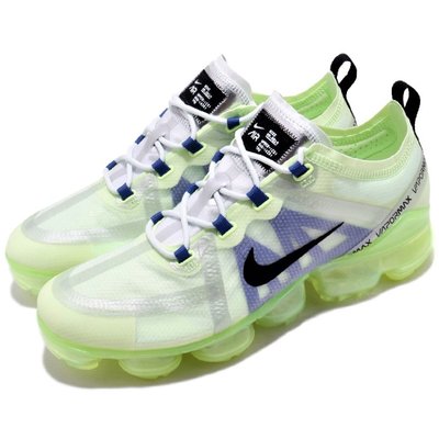 【AYW】NIKE AIIR VAPORMAX 2019 螢光藍綠 透明 氣墊 慢跑鞋 跑步鞋 休閒鞋 運動鞋 27.5
