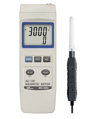 [捷克科技] Lutron 路昌 MG 3002 電子式高斯計 (磁束密度計) 磁性材料之磁力測量