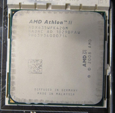 AMD Athlon II X4 635 CPU 四核心 功能正常