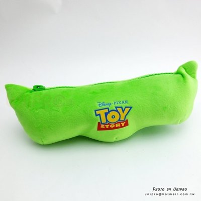 【UNIPRO】玩具總動員 豌豆三兄弟 絨毛 玩偶 娃娃 豌豆造型筆袋 迪士尼正版授權