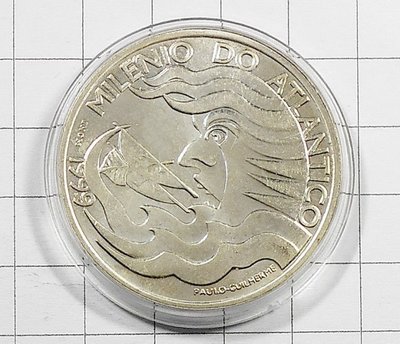 XX018 葡萄牙1999年 千年大西洋 1000 ESC銀幣