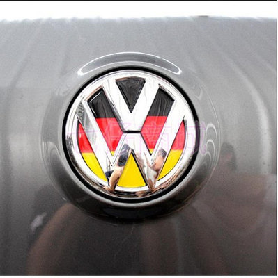 新款福斯VW 德國國旗改裝 前車標 後車標 方向盤標 Tiguan Golf 7代 75代 POLO 中網標