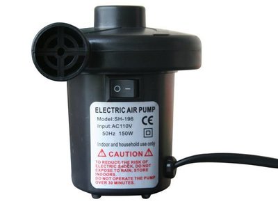 全新強力電動充氣泵 馬達 pump 充氣床 氣墊船 電動打氣機 抽氣 充氣 兩用K20