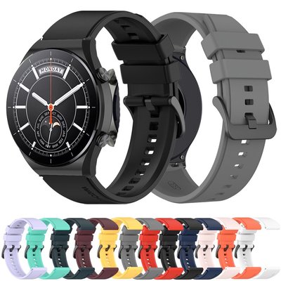適用於小米手錶 S1 / S1 有源錶帶矽膠錶帶運動錶帶腕帶更換手鍊, 適用於小米 MI 手錶顏色 2