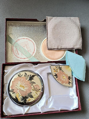 日本金工銅版畫化妝鏡，elegance法國品牌日本子公司制造