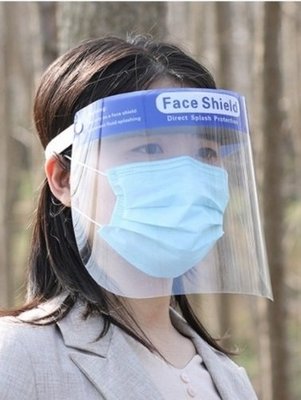 【防護面罩】(單入) 頭戴式廚房防油濺防護 防疫防飛沫 服務業防護面罩