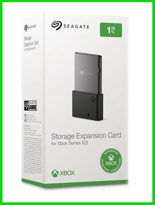 微軟 XBOX SERIES S X SEAGATE 專用儲存裝置擴充卡 1TB 硬碟 1T 全新品【台中大眾電玩】