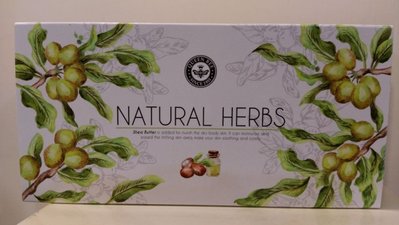 Queen Bee 蜂王 Natural Herbs 乳油木果天然精華皂 (無患子萃取添加) (2入一盒)可當喝茶禮