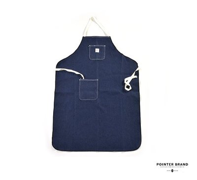 GOODFORIT/Pointer Brand Pointer Brand Shop Apron雙口袋剪裁長版工作圍裙