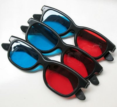 3d眼鏡 暴風影音專用 手機紅藍眼鏡 電腦電視近視通用紅藍3D眼睛