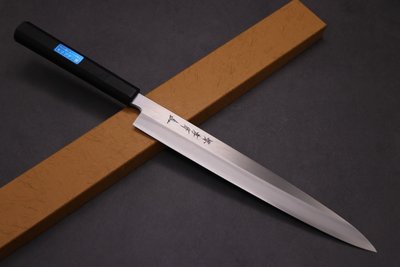 💖 堺孝行 💖【黑柄 鉬釩鋼 柳刃 30cm】日本製  廚房刀具 八煌刃物