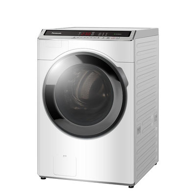 Panasonic國際 19KG 滾筒式洗衣機(晶鑽白) *NA-V190MW-W*