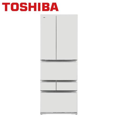 TOSHIBA東芝 557公升 無邊框玻璃變頻六門電冰箱 GR-ZP550TFW(UW)