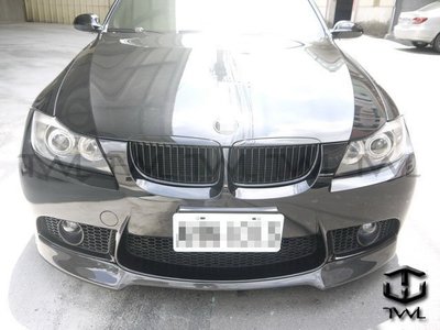 《※台灣之光※》全新 寶馬 BMW E90 E91 08 07 06 05年前期亮黑亮光黑鋼琴烤漆黑水箱罩鼻頭組 台灣製