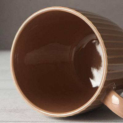 【自營】KINGZUO陶瓷馬克杯耐熱杯子簡約早餐牛奶茶水杯咖【潤虎百貨】