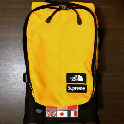 已出售 Supreme The North Face expedition backpack yellow TNF