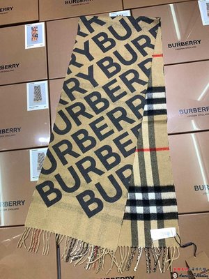潮品爆款Burberry 巴寶莉 英倫時尚 大格紋設計款式1時尚圍巾 30-168披肩-雙喜生活館