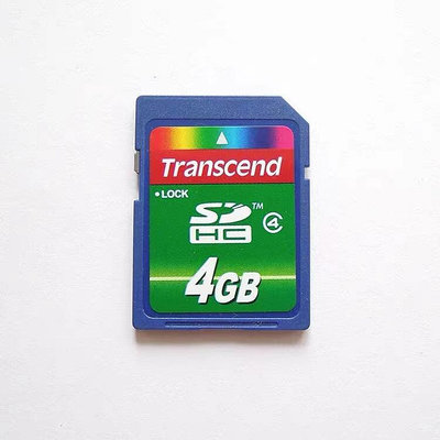【滿額】創見SD卡4GB Transcend SDHC 4g數位相機 內存老款車載記憶卡