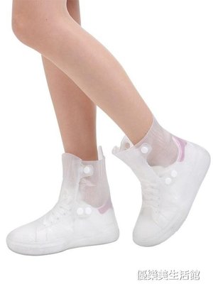【熱賣精選】雨鞋女士韓國時尚透明可愛雨靴夏季防滑中短筒成人兒童雨鞋套男女