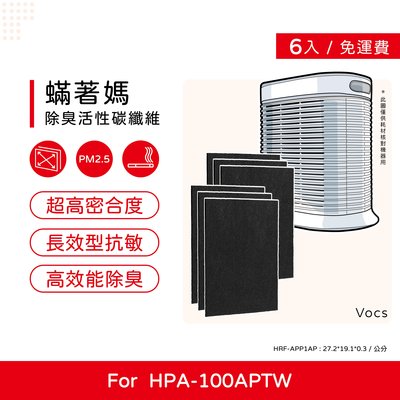 六入免運 蟎著媽 副廠濾網 適 Honeywell HPA-100APTW HPA-100 HRF-APP HPA100