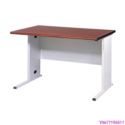 DL OATH辦公桌 辦公 具 電腦桌胡桃色 灰白腳空桌-標準五金