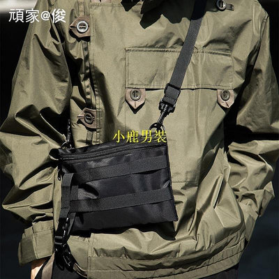 新款推薦 軍事戰術側背小包 個性工裝胸包 織帶 小後背包 包包 單肩 輕便 軍事風 潮流 零錢包 鑰匙包