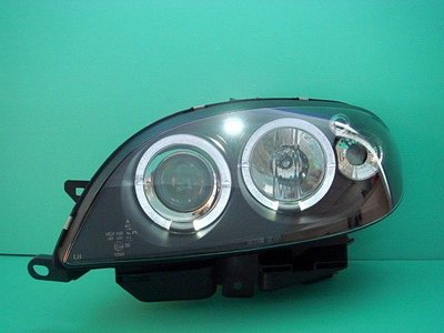 》傑暘國際車身部品《 全新 SAXO 99 00 01年款光圈魚眼黑框大燈