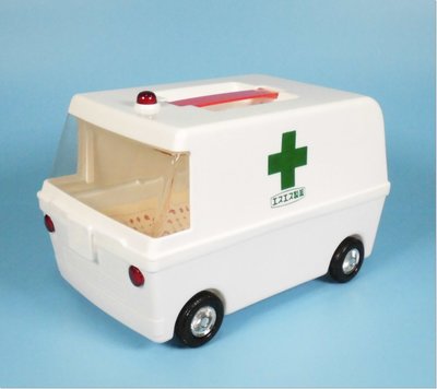 【博雅堂】懷舊  日本進口  救護車  急救箱  醫藥箱  收納盒
