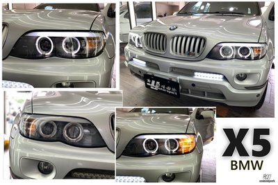 》傑暘國際車身部品《全新 BMW E53 X5 小改款 04 05 06 07年 光圈 魚眼 頭燈 大燈 沿用原車HID