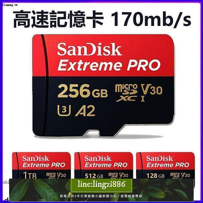 【現貨】臺灣 SanDisk 高速記憶卡 1TB 512G micro sd 256G switch專用記憶卡 手機TF