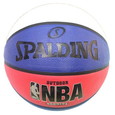 SPALDING 斯伯丁 7號 三色籃球(白/藍/紅)SPA83275/一個入(特590) Varsity系列斯伯丁籃球
