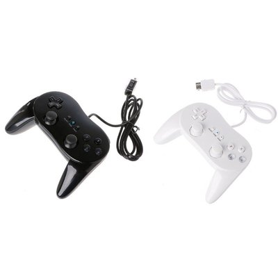 包子の屋VIVI  有線遊戲控制器的遊戲遙控遊戲手柄Pro的控制對於Wii遊戲機