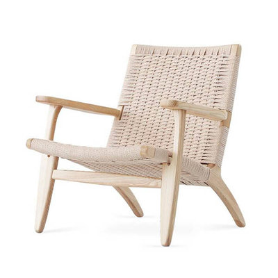 Hans J Wegner CH25 Easy Chair 划槳椅 咖啡廳小沙發 繩編小沙發 複刻版 SO036＊文昌家