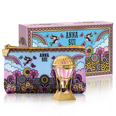 【妮蔻美妝】ANNA SUI SKY 安娜蘇 綺幻飛行 女性淡香水 禮盒 30ML+化妝包