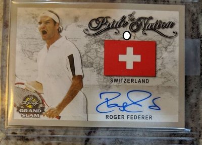 (記得小舖)Roger Federer 瑞士特快車 2018 LEAF GRAND 親筆簽名卡 限量7張 現貨非常稀少