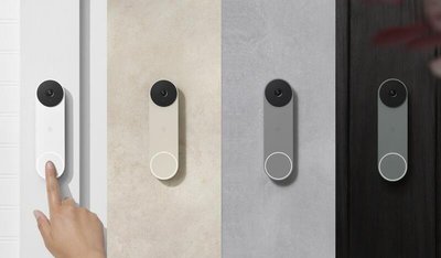 New! 無線款※台北快貨※谷歌Google Nest Doorbell Battery 智慧無線電鈴 AI臉部辨識分析
