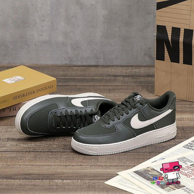 球鞋補習班 NIKE AIR FORCE 1 LOW SEQUOIA 橄欖綠 墨綠 男 復古 休閒 DV7186-301