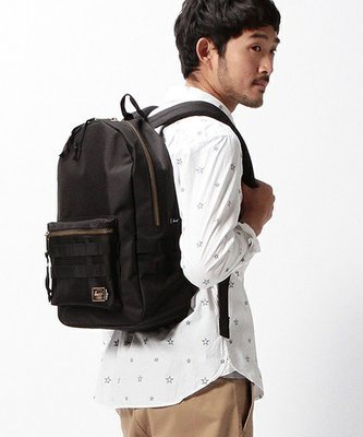 【Mr.Japan】日本 Herschel  BEAMS 聯名 手提 後背包 男 黑 素色 簡約 包包 包 預購款