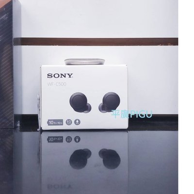 平廣 台灣公司貨保1年 SONY WF-C500 黑色 藍芽耳機 耳機 真無線 可IPX4防汗水 APP 單耳用