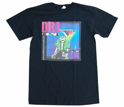 A美國進口正品滑板搖滾樂團T恤 D.R.I. 硬核龐克跑步始祖 THRASH METAL短袖衣服男女鞋滑板面輪吋DRI